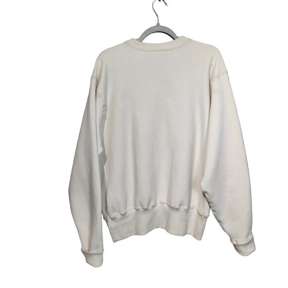 Odessa Sex Cult Men's Sz M Off White Thick Heavy Sweatshirt Square Skateboard - Picture 6 of 6